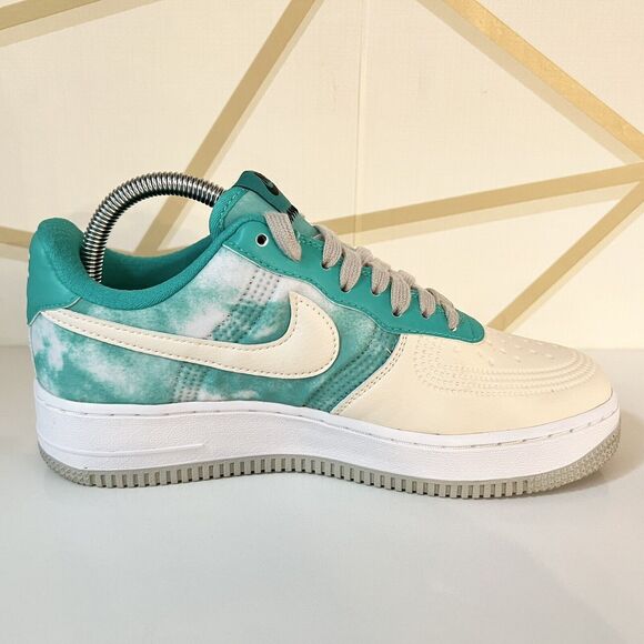 Nike By You Air Force 1 Low 'Cozi' Teal DN4164-991 Sz W 8/M 6 Shoes- Worn once - Picture 9 of 14